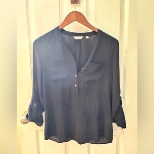 Reitmans sheer black Blouse